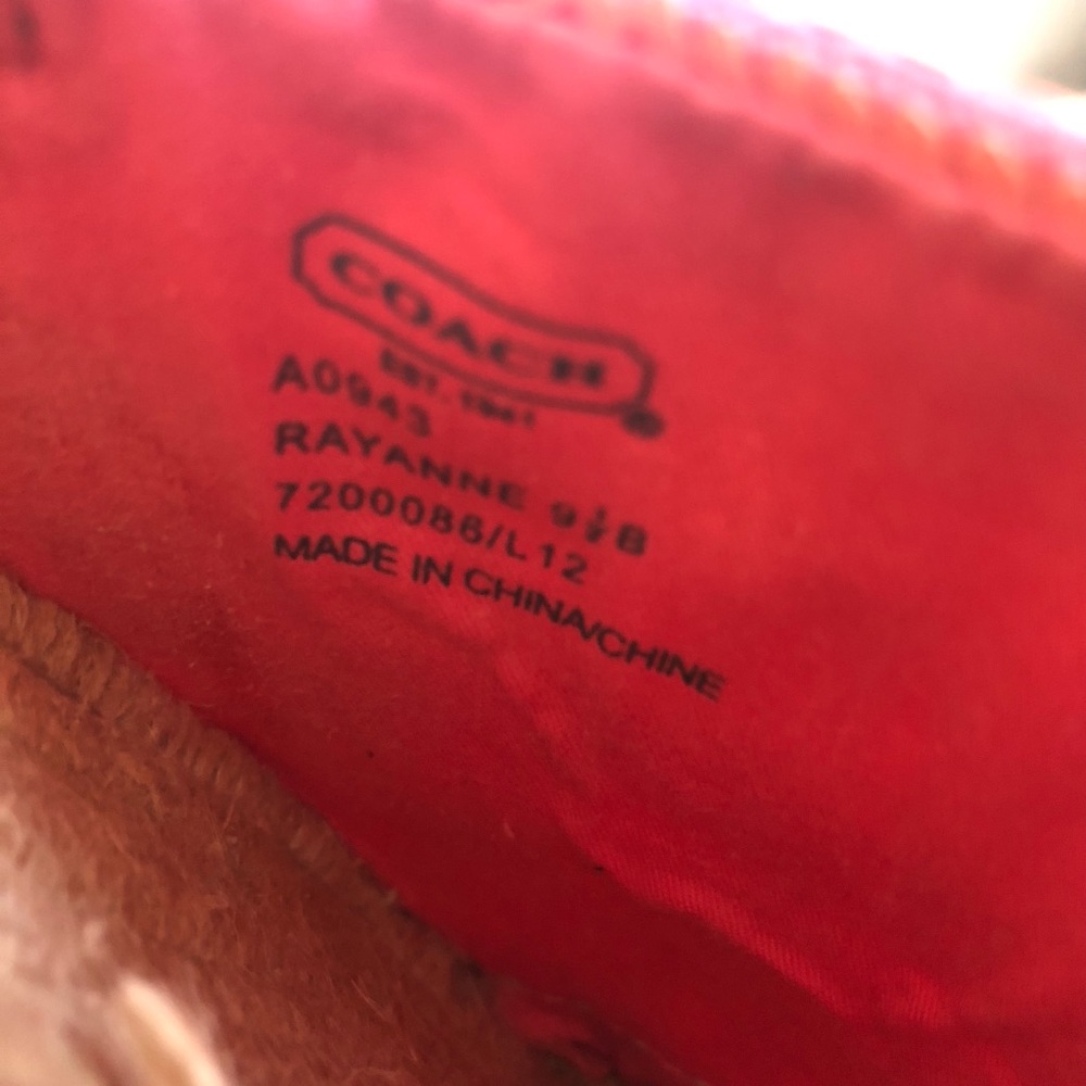 EUC Coach “Rayanne” slingback espadrille sandals W 9.5 - Picture 7 of 7
